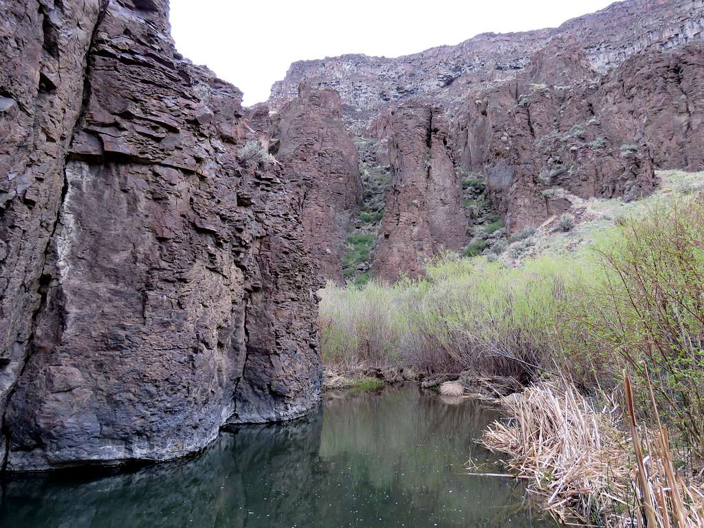 Bottom of canyon