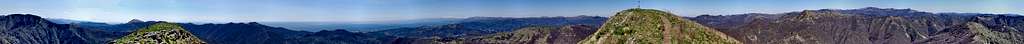 360° pano view  from Alpesisa summit