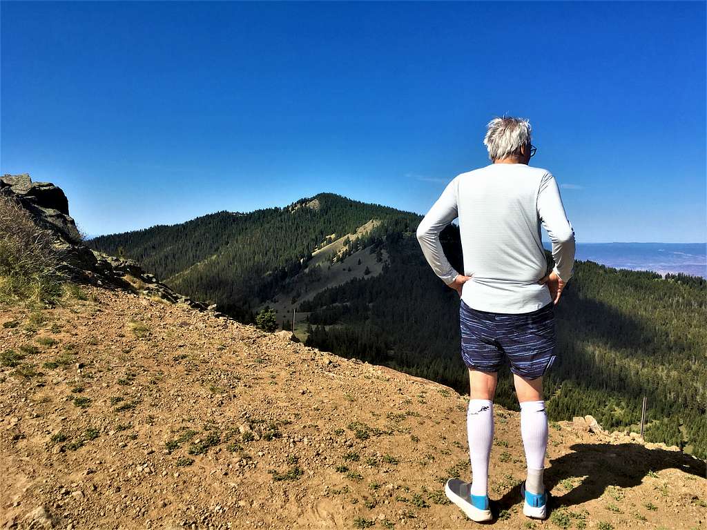 Hans just below the Lookout