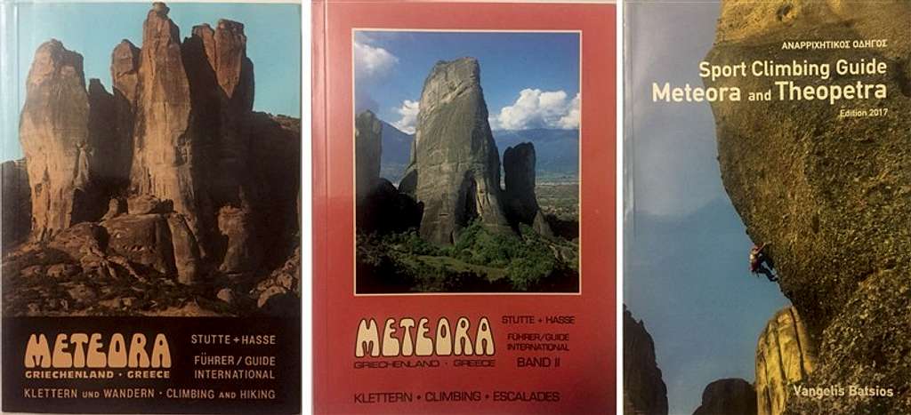 Meteora climbing guidebooks