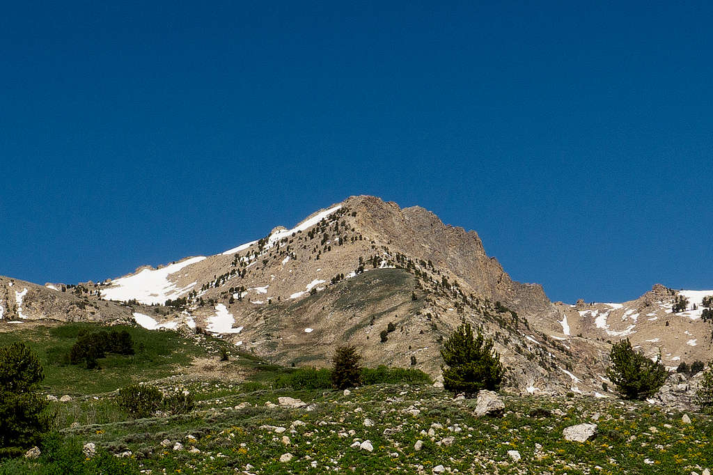 King Peak of Ruby Mountains as seen from east