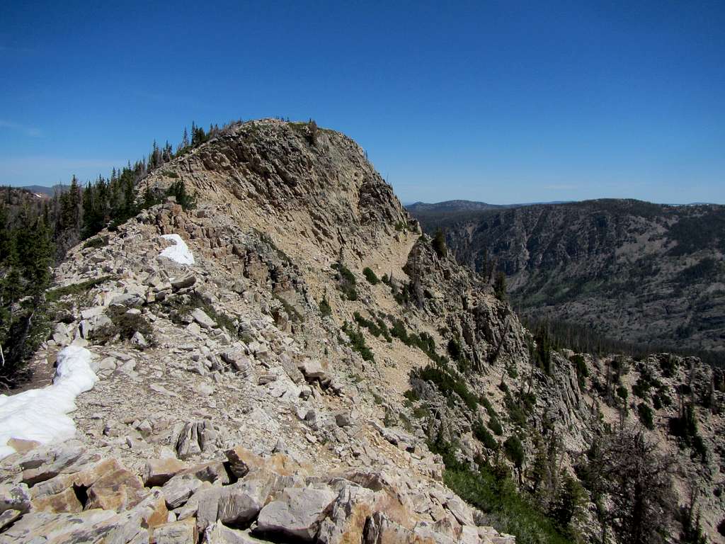 peak 11027 - ridgeline to summit