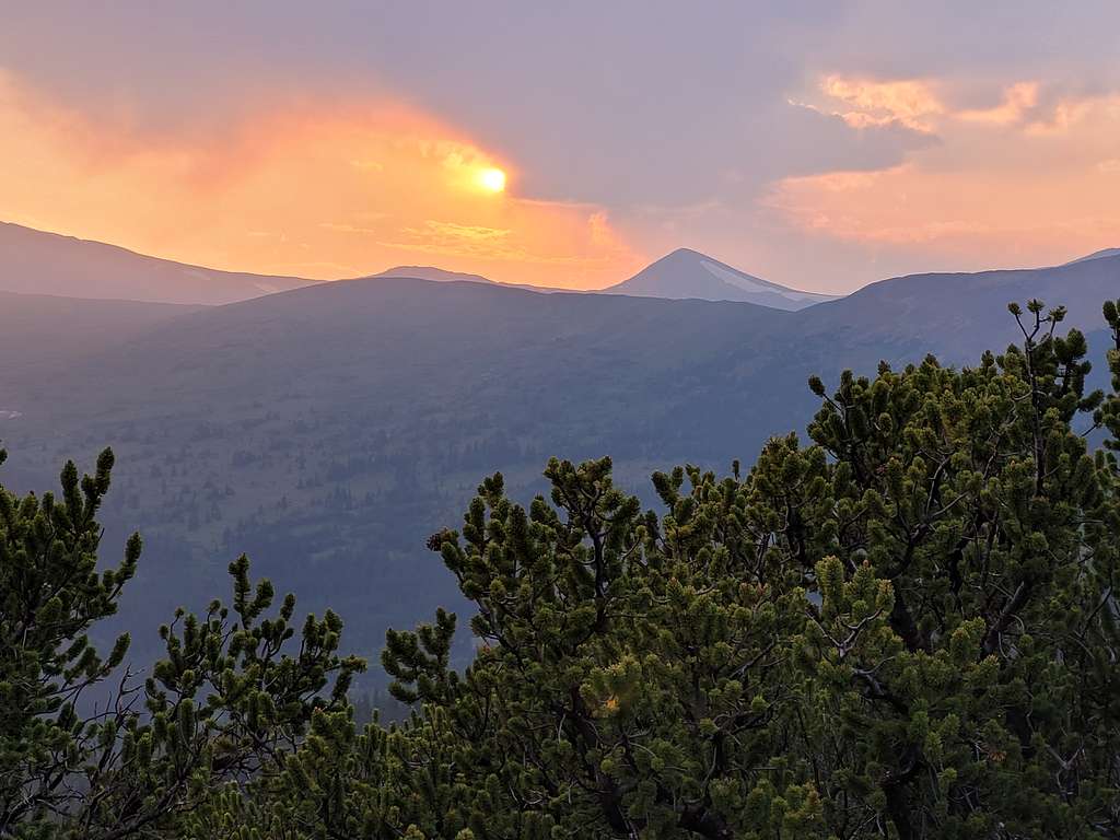 Mount Sheridan as seen from Sheep Ridge