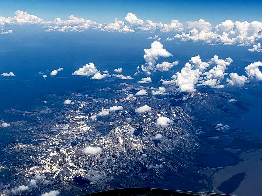 Grand Teton from plane
