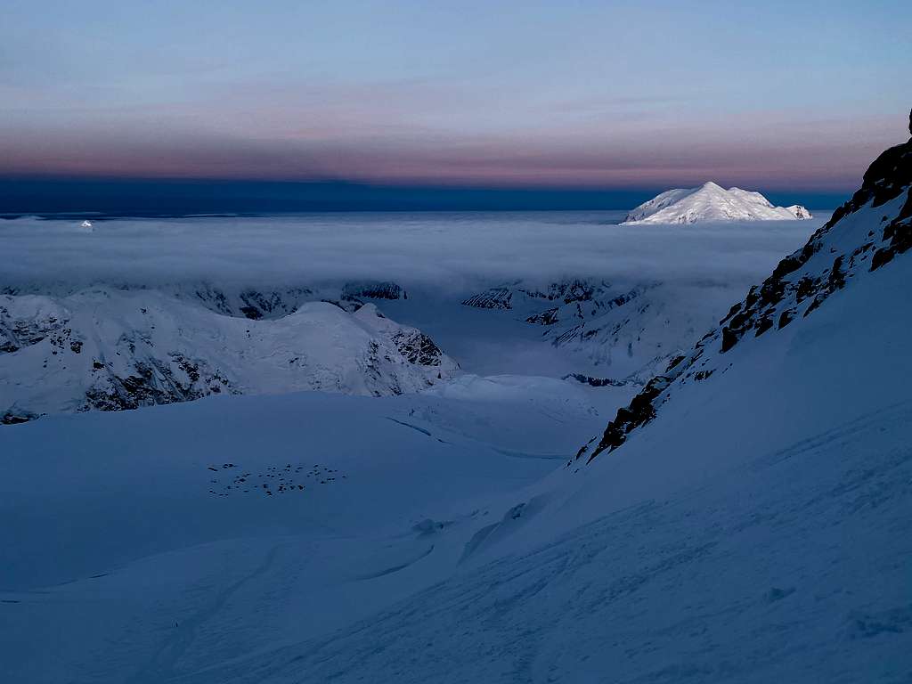 Mt. Foraker and camp 14K