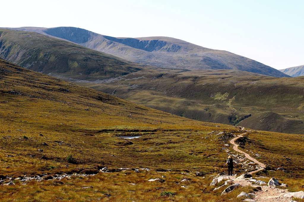 The northern corries of Braeriach, Cairngorms.