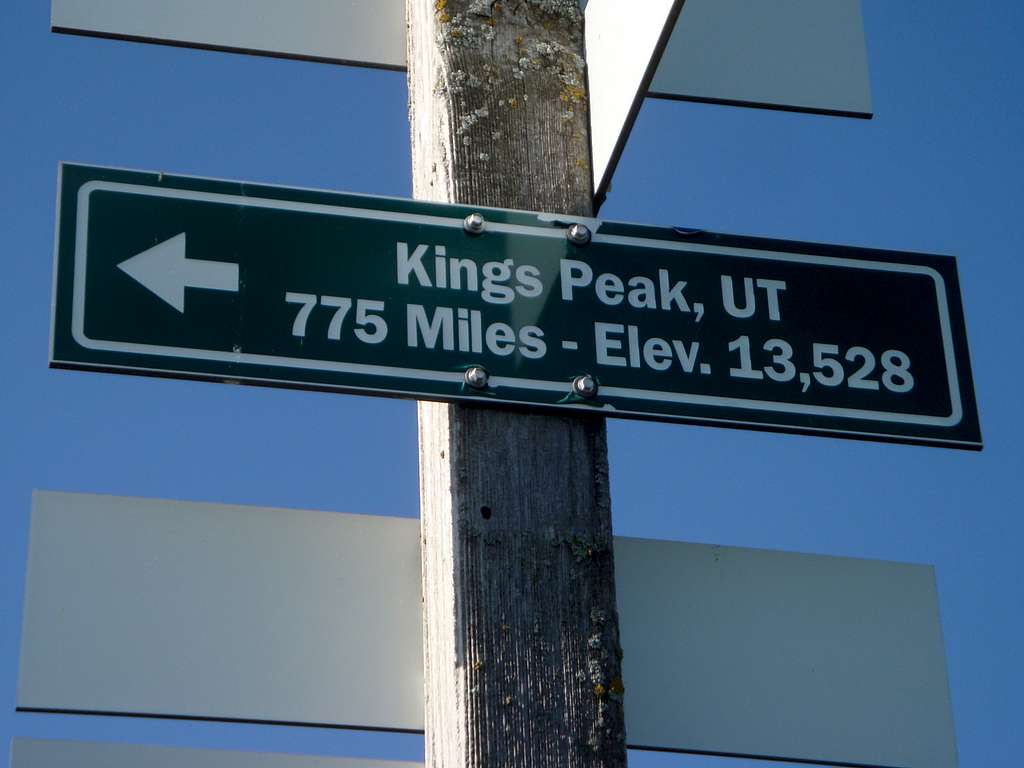 Distance From the Iowa HighPoint to the Utah One