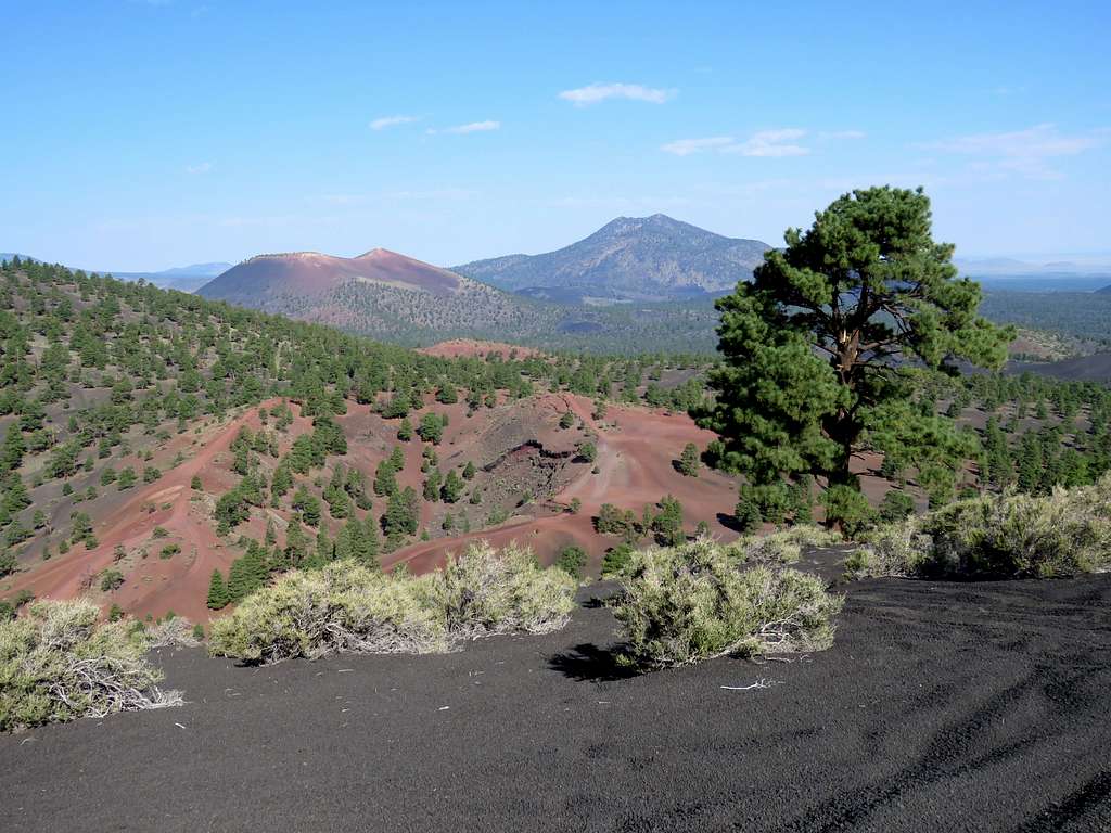 Red saddle, Sunset Crater & O'Leary Peak