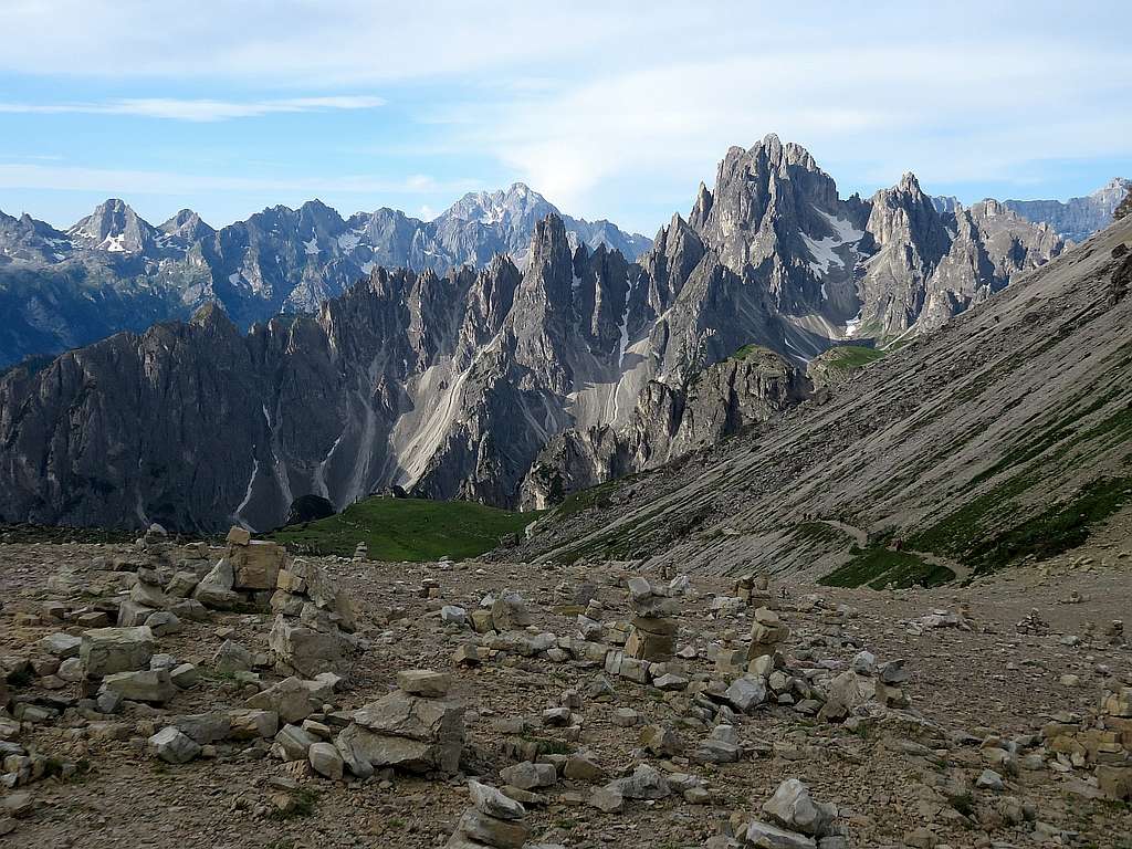 Fantastic crags of Cadini di Misurina