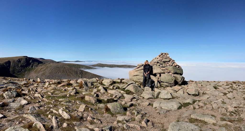 The top of Fiacaill a' Choire Chais, Cairngorms.