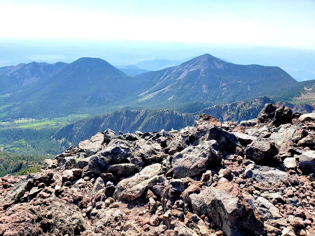 Fremont & Doyle Peaks, looking southeast