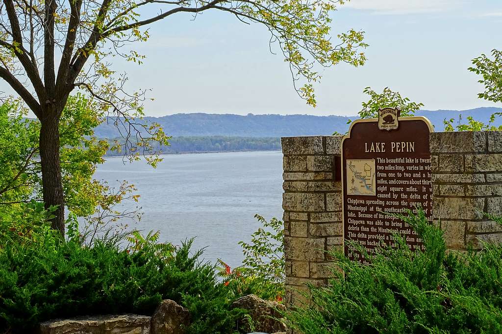 Lake Pepin View from Maiden Rock