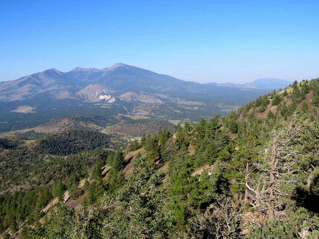 Humphrey Peak & the distant Kendrick Peak
