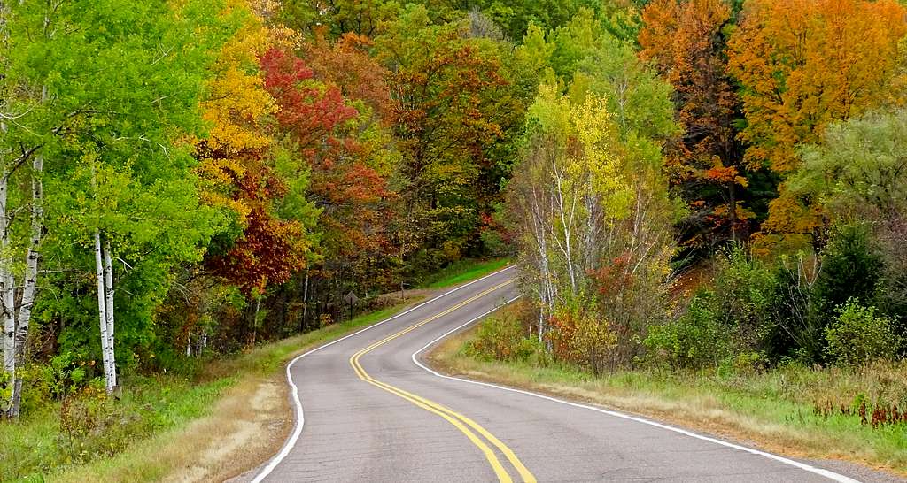 Autumn Color along Flambeau Ridge Area Roads