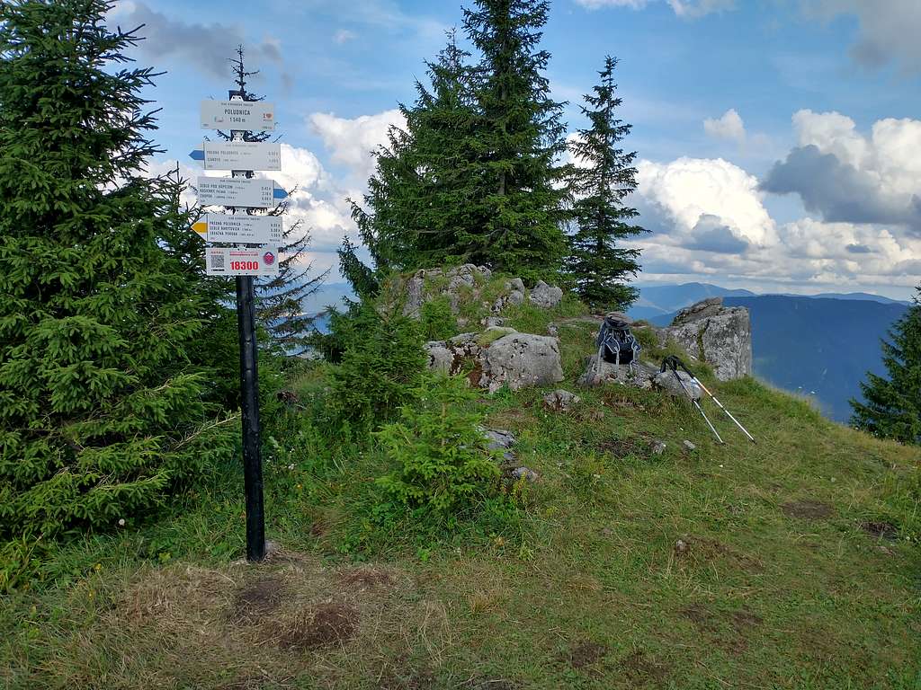 Summit of Poludnica