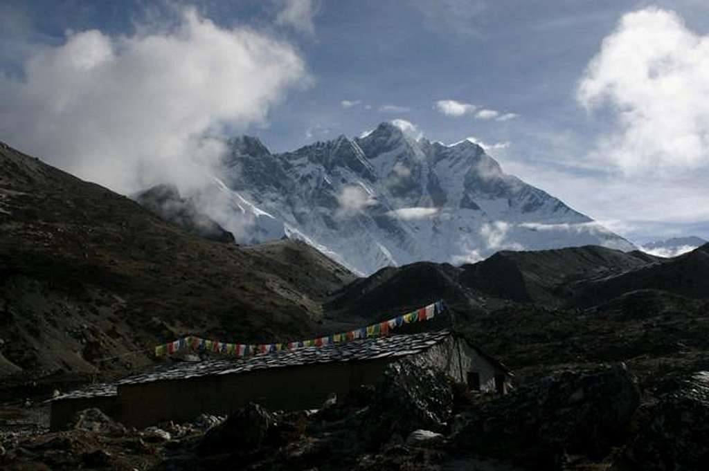 View on Nuptse from Chukung,...