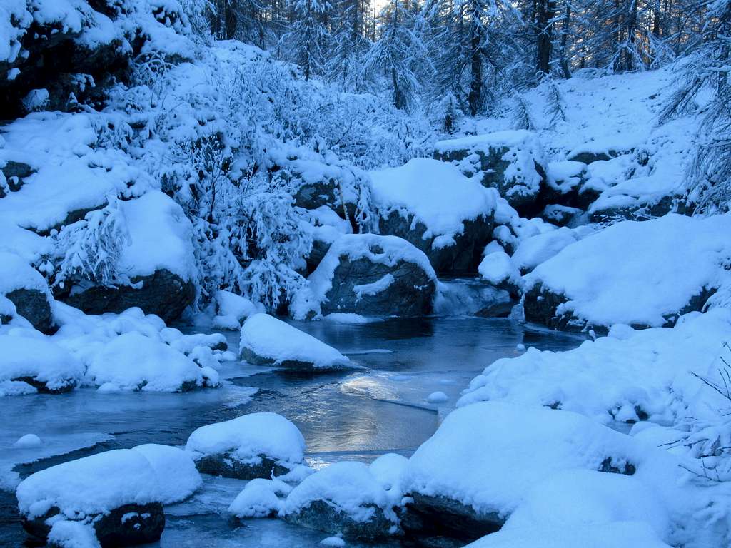 A winter's tale in Vercoche area
