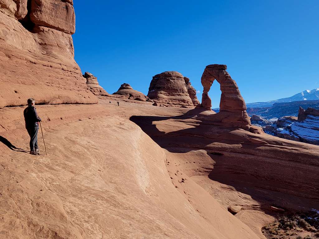 Delicate Arch from the ledge route