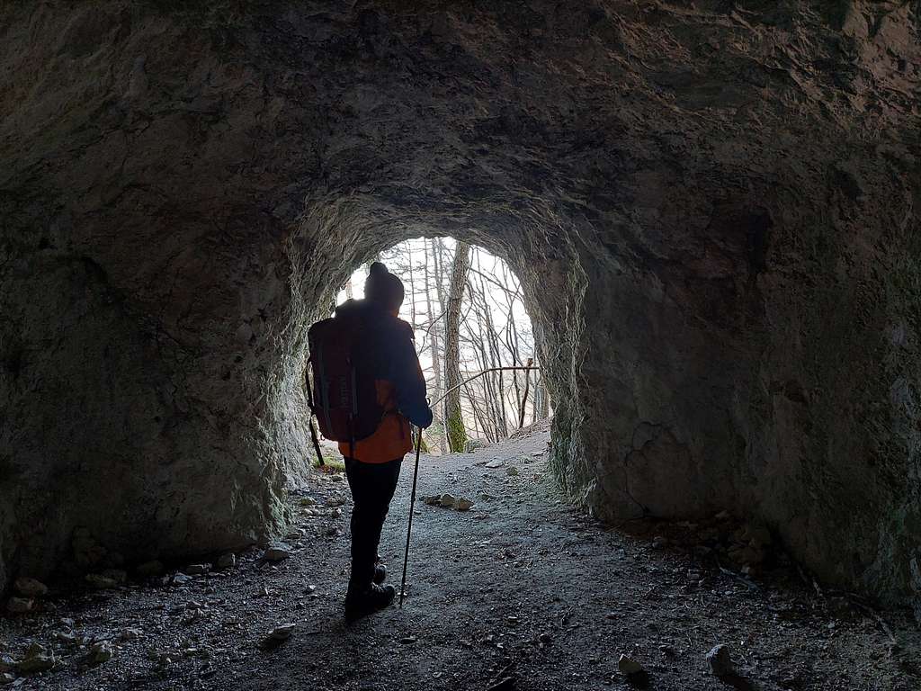 WWI cave on Monte Calisio