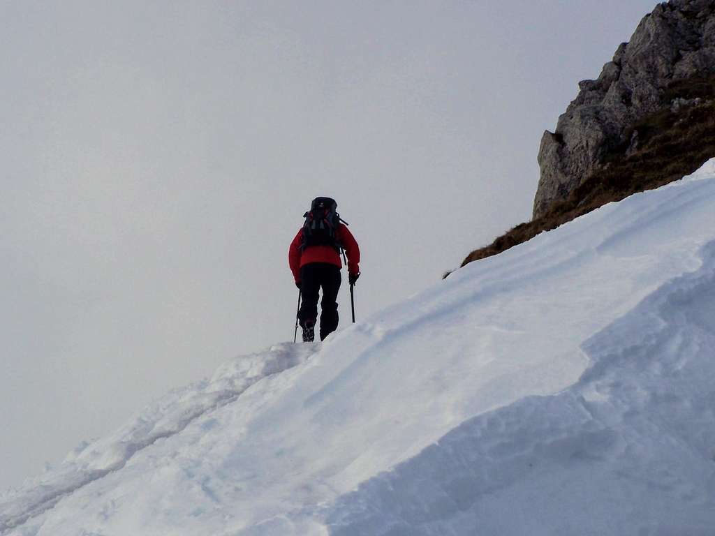 Winter climb of Visevnik