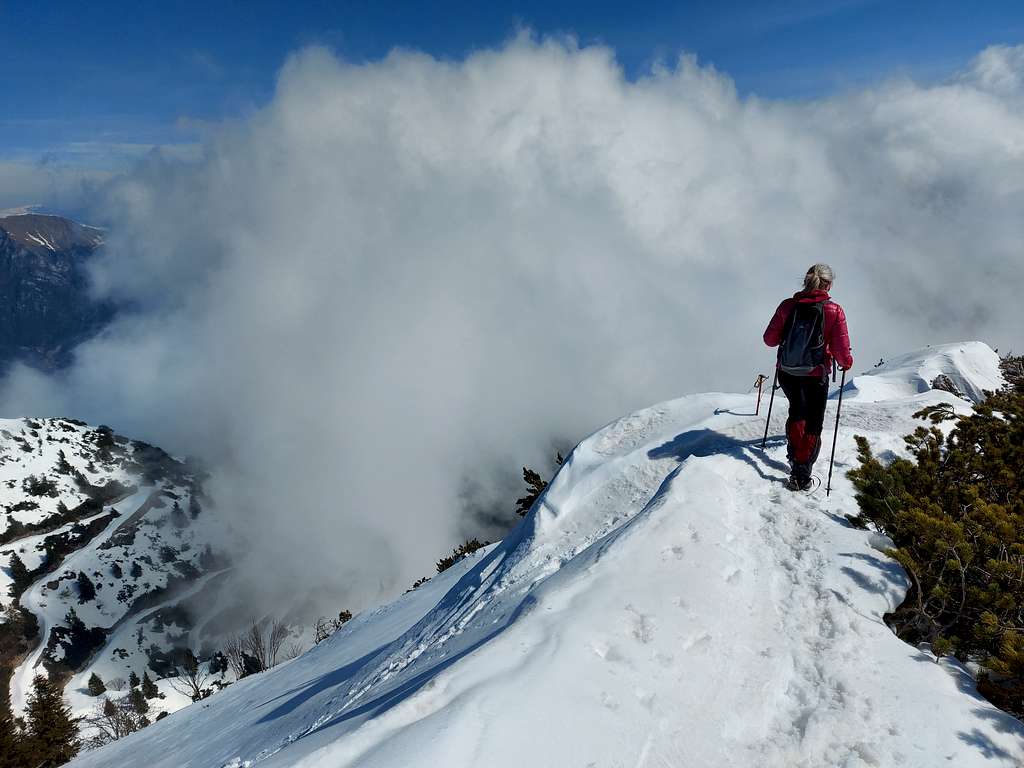 Corno della Marogna summit ridge