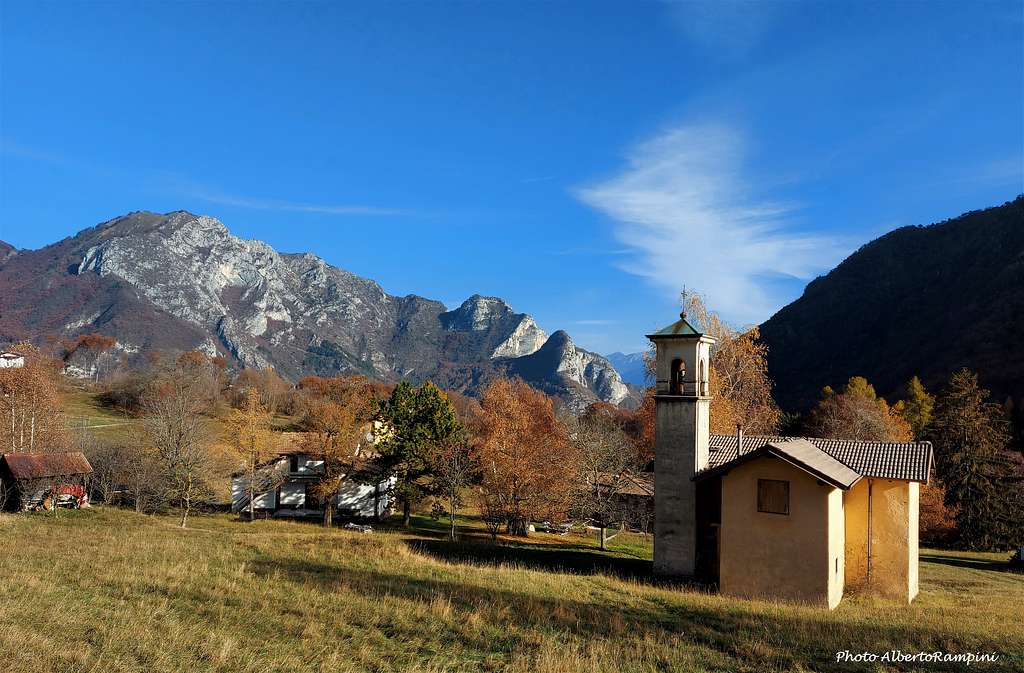 The S. Antonio chapel in Leano, Val di Ledro
