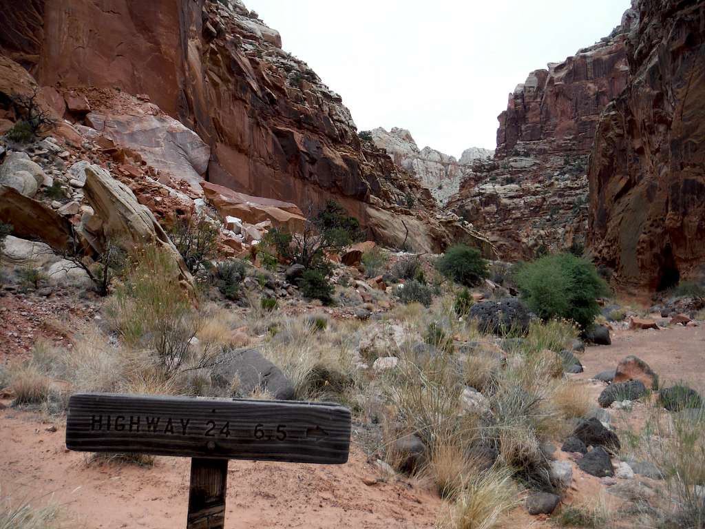 Western End of Lower Spring Canyon