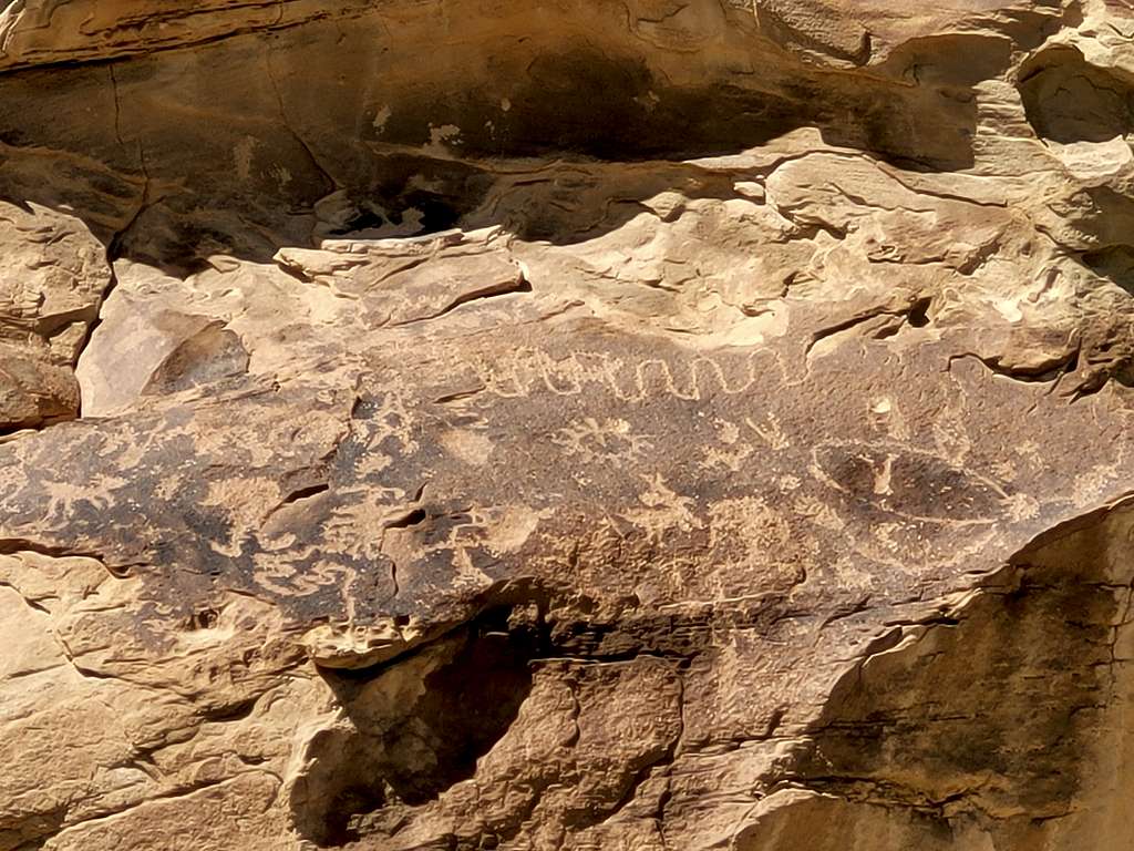 Petroglyphs at East Fourmile Draw