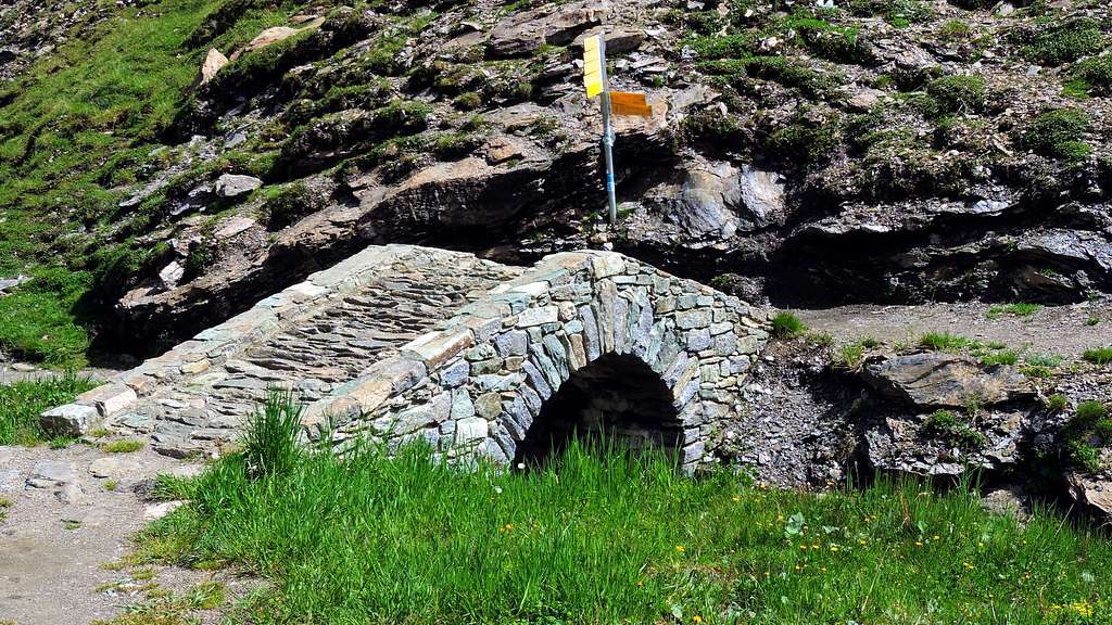 Small stone bridge