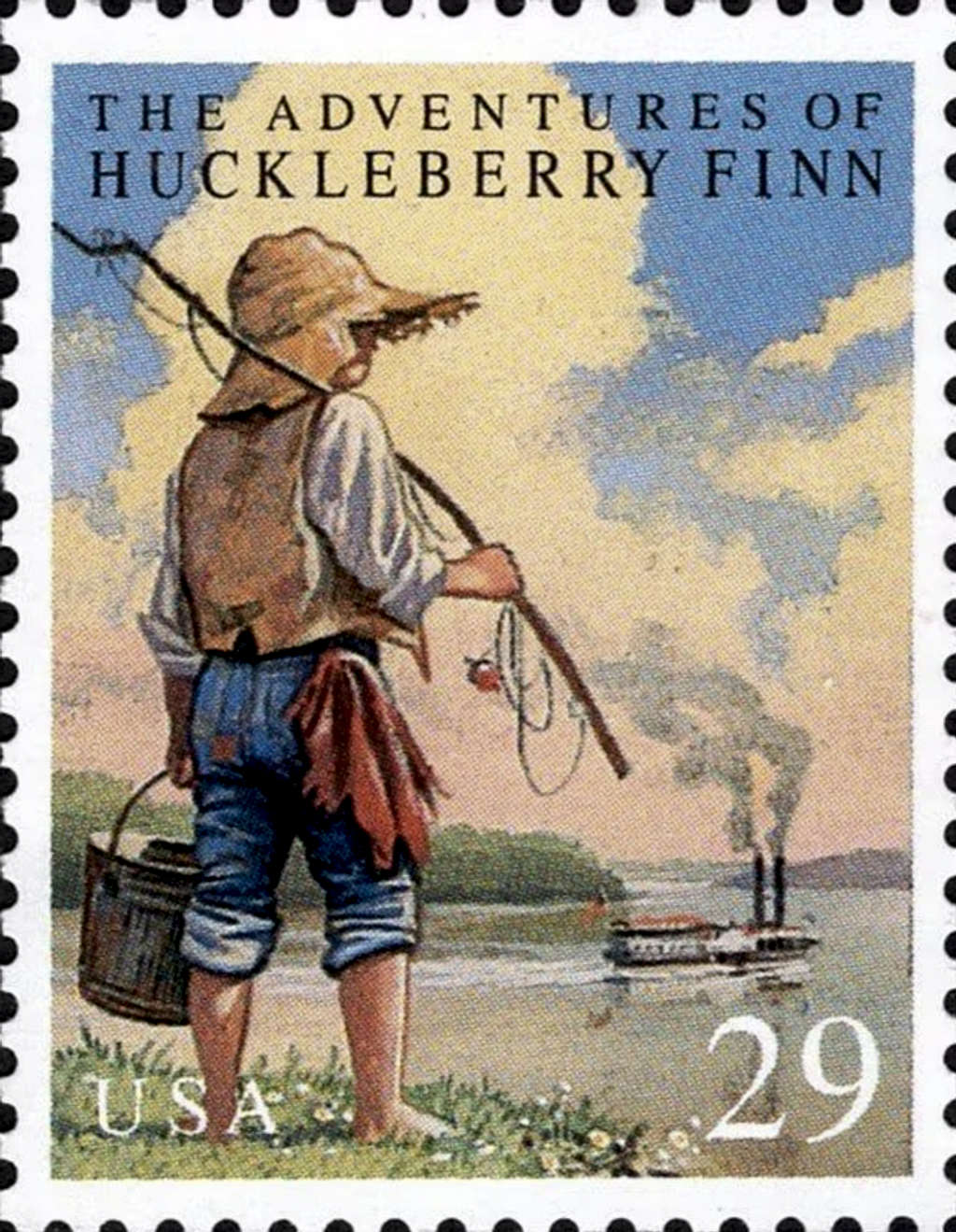 Huckleberry Finn Stamp