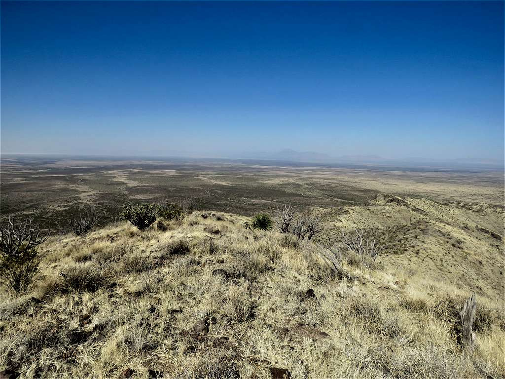 Plains below, from the summit of Godfrey Hills South