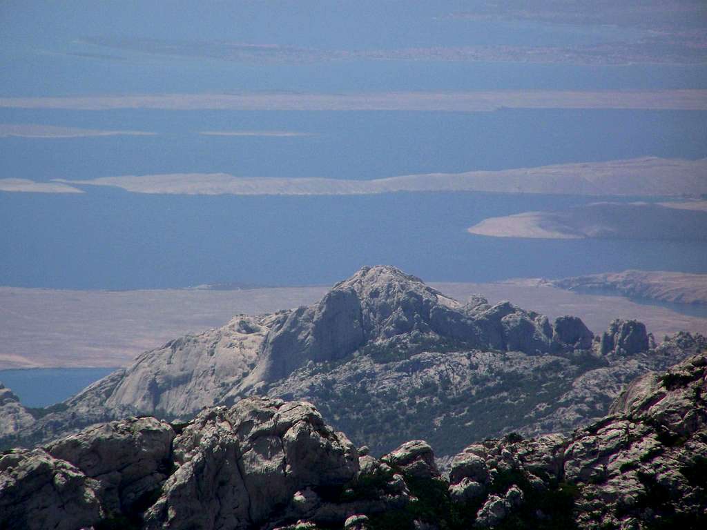The Adriatic See - as seen from the highpoint of Velebit