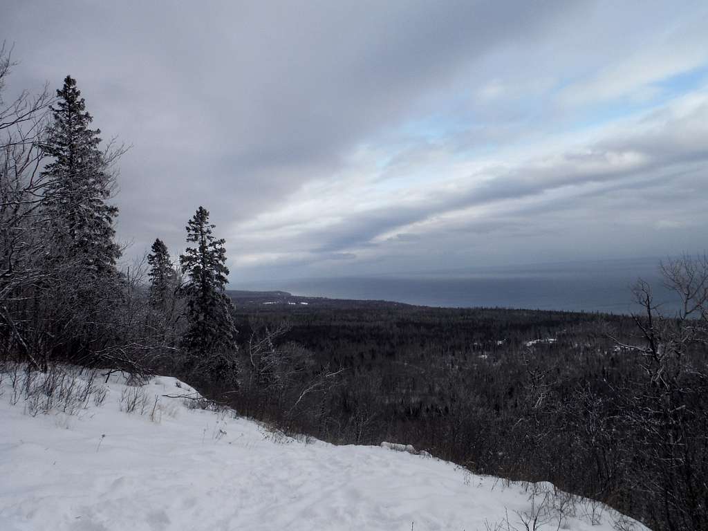 Lake Superior in January from Oberg