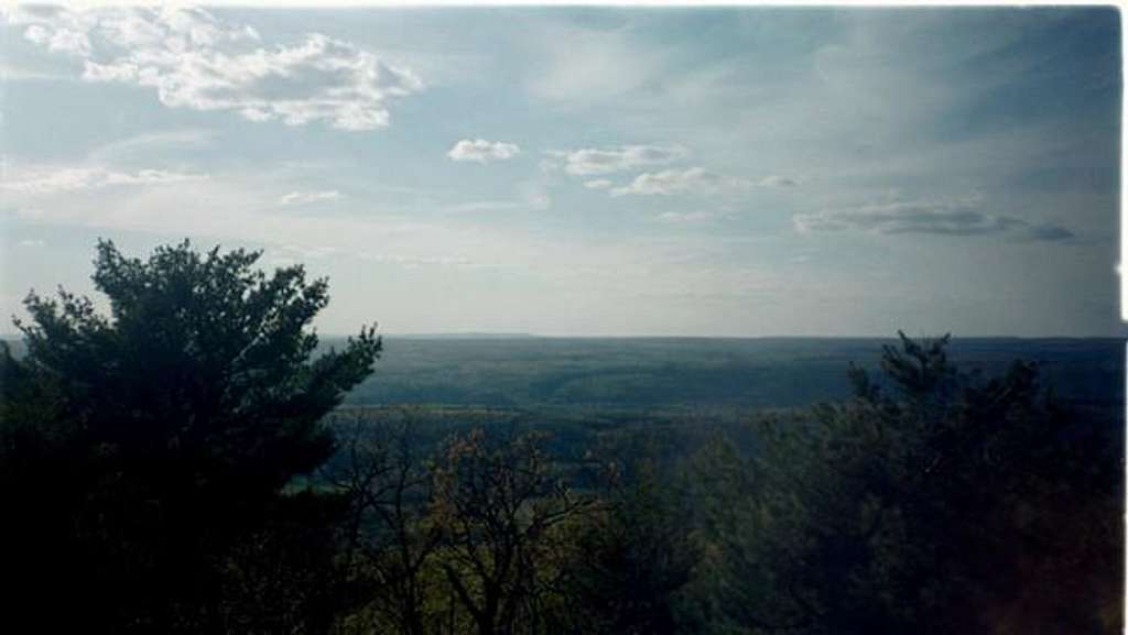 Looking west from Bird Mt.