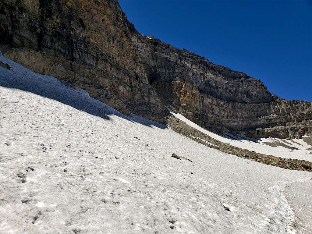 The wall of Mt. Timpanogos