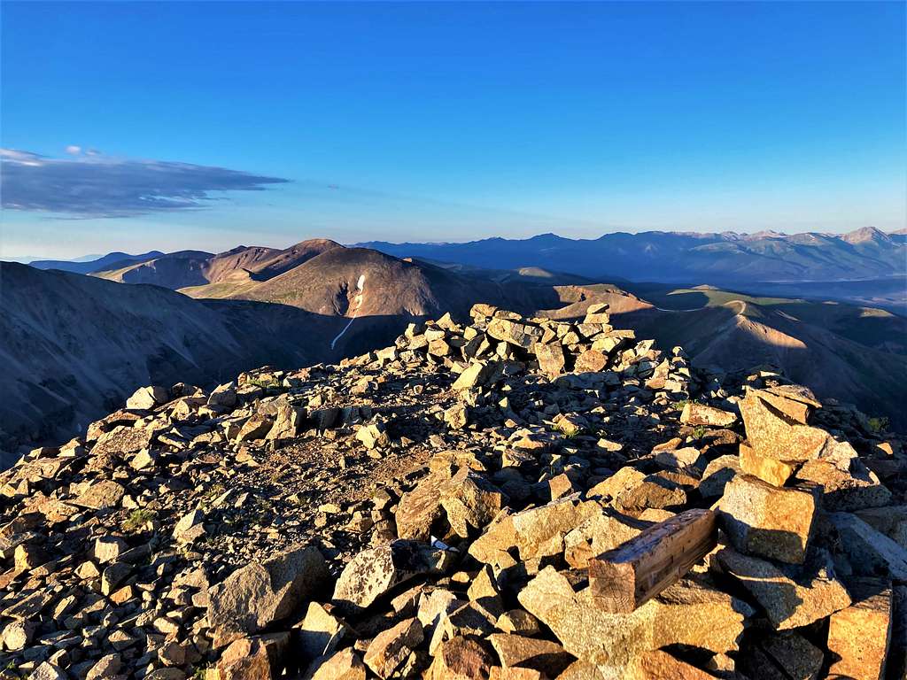 Summit of Dyer Mountain 7/22/22