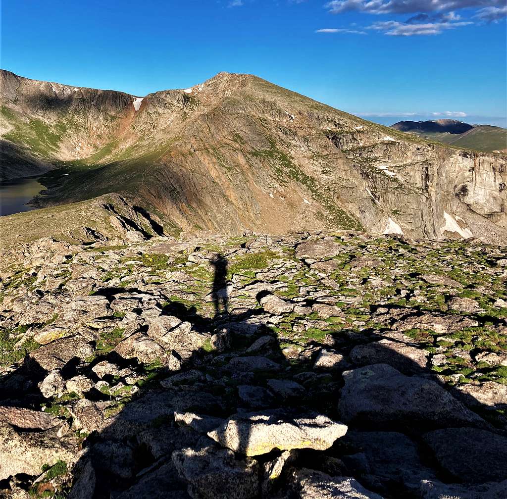 Mount Spalding from Mount Warren