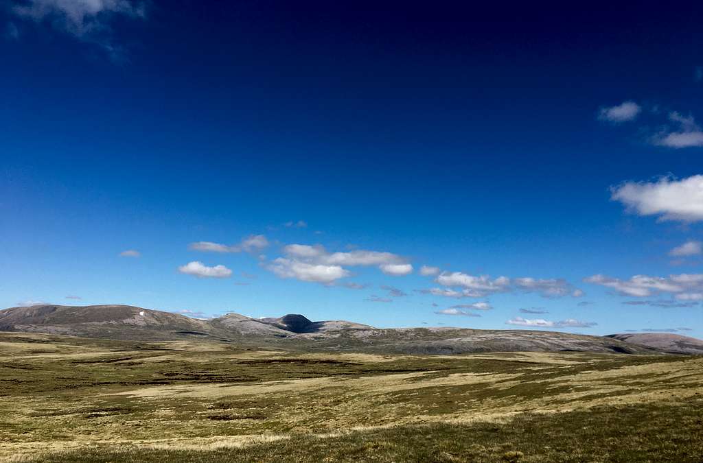 A panoramic shot of the Western Cairngorms, Scotland