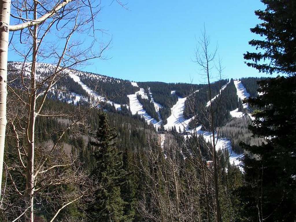View of Santa Fe Ski Area on...