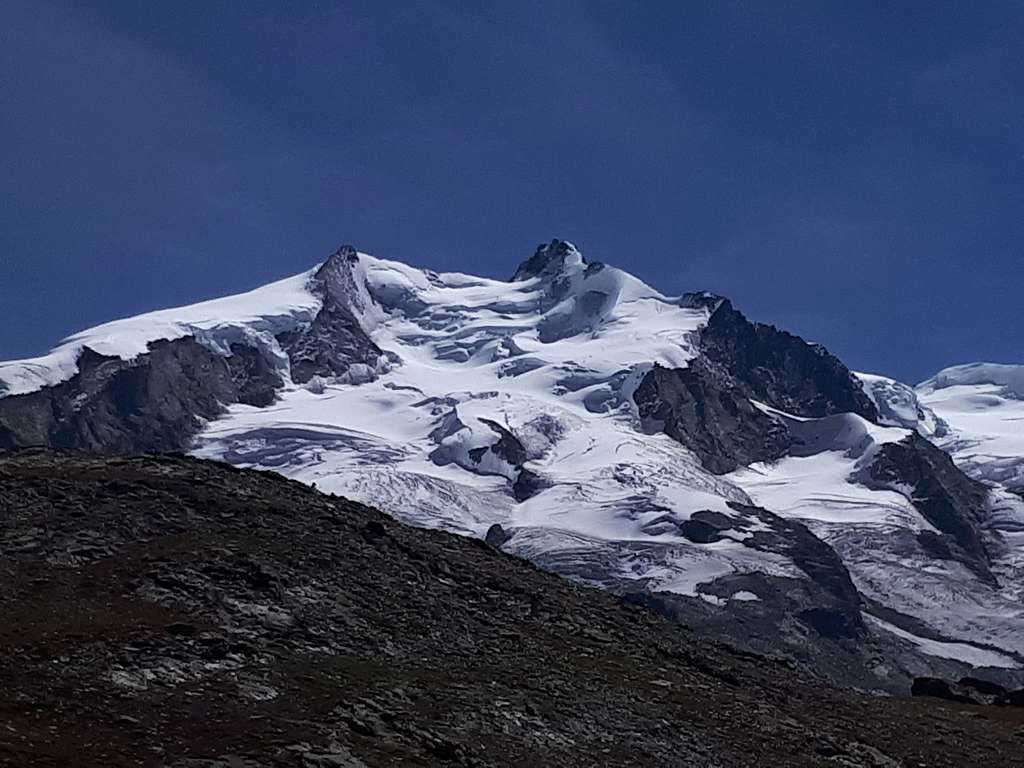 dufourspitze from monte rosa