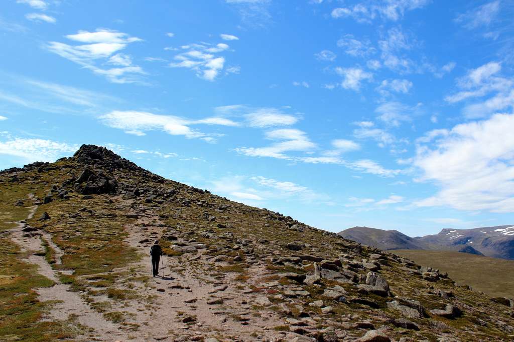 Bynack More (1090m) Cairngorms, Scotland.