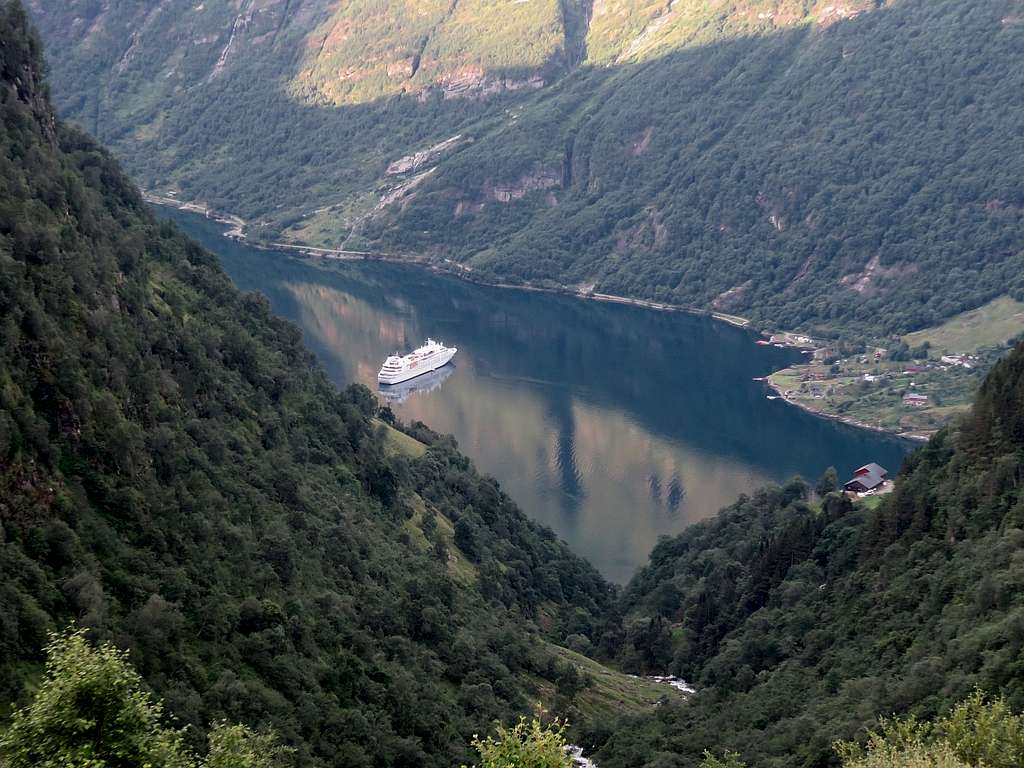 A ship in fiord