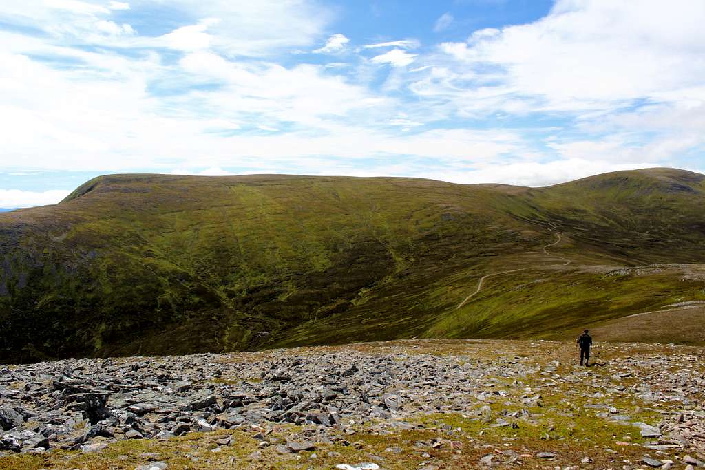 A' Mharconaich (975m), Drumochter pass, Scotland.