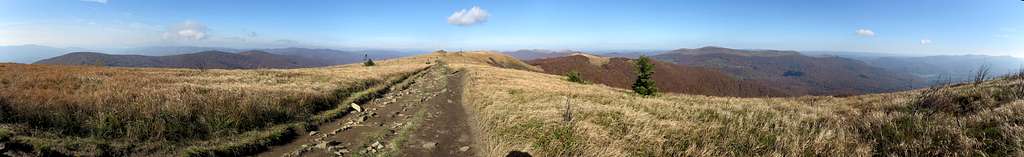 Panorama from top of Wielka Rawka