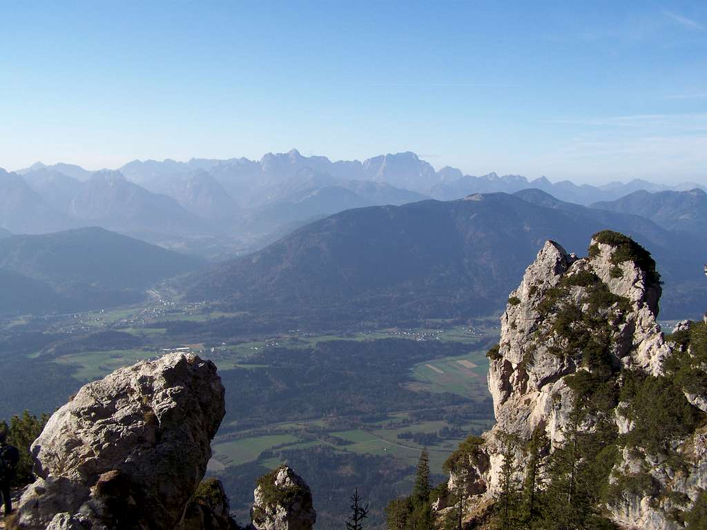 View of the Italian part of the Julian Alps