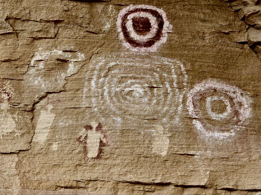 Pictographs at East Fourmile Draw