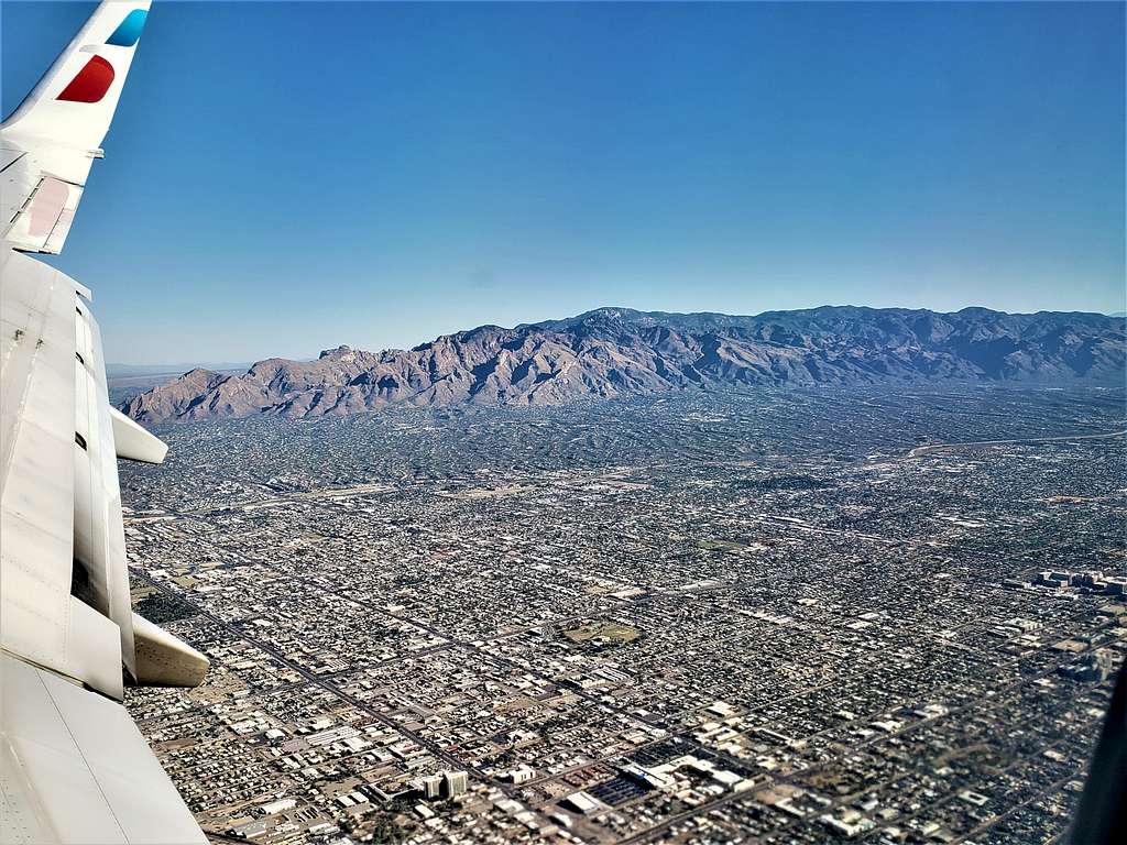 Mt. Lemmon and the city of Tucson