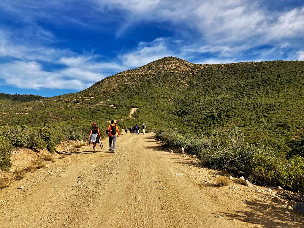 Approaching Goat Peak from Forest Road 132