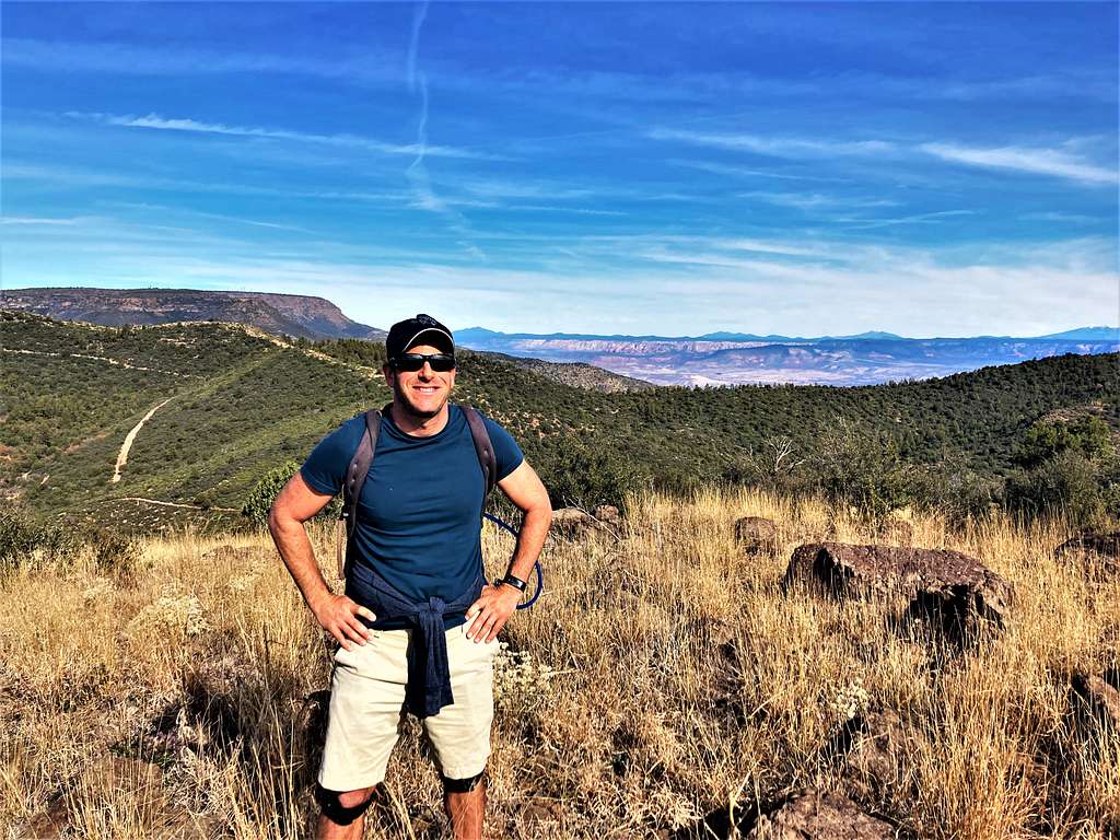 At the summit of Goat Peak