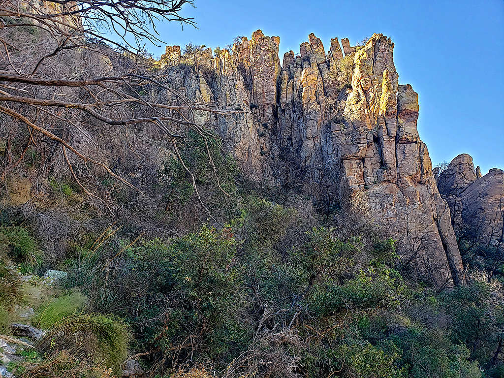 Cliffs below Gorp Peak